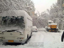 北京暴雪：银装素裹的冬日奇观